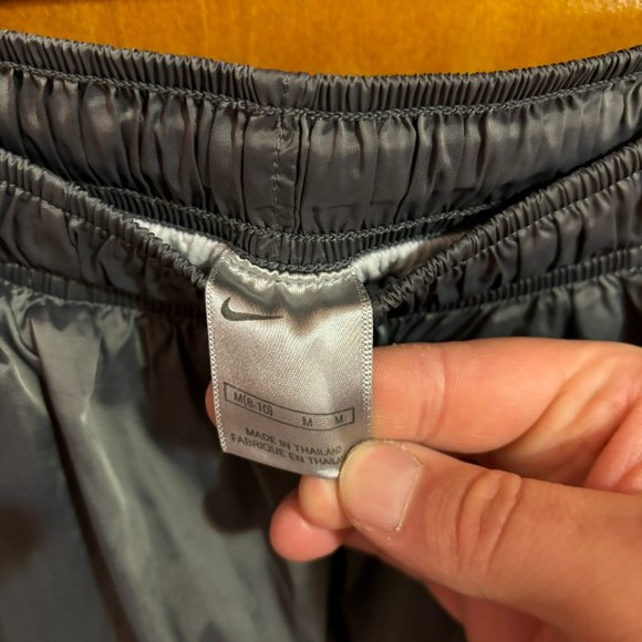 Nike Lined Jogging Pants Gray with Zipper‎ Legs - Picture 6 of 13